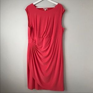 Plus Size Coral Dress